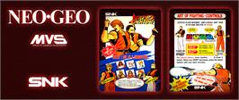 Arcade Cabinet Marquee for Art of Fighting / Ryuuko no Ken.