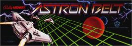 Arcade Cabinet Marquee for Astron Belt.