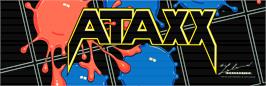 Arcade Cabinet Marquee for Ataxx.