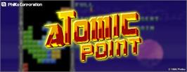 Arcade Cabinet Marquee for Atomic Point.