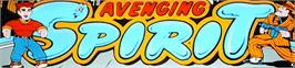 Arcade Cabinet Marquee for Avenging Spirit.