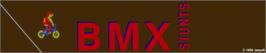 Arcade Cabinet Marquee for BMX Stunts.