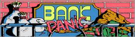 Arcade Cabinet Marquee for Bank Panic.