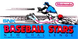 Arcade Cabinet Marquee for Baseball Stars: Be a Champ!.