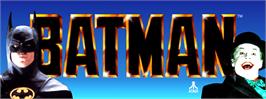 Arcade Cabinet Marquee for Batman.