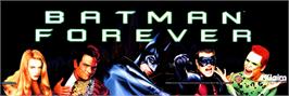 Arcade Cabinet Marquee for Batman Forever.