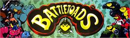 Arcade Cabinet Marquee for Battletoads.