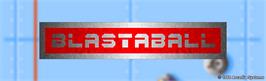 Arcade Cabinet Marquee for Blastaball.