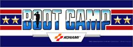 Arcade Cabinet Marquee for Boot Camp.