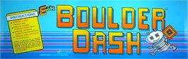 Arcade Cabinet Marquee for Boulder Dash.