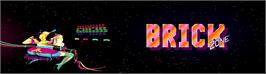 Arcade Cabinet Marquee for Brick Zone.