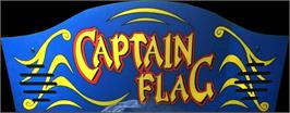 Arcade Cabinet Marquee for Captain Flag.