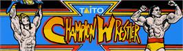 Arcade Cabinet Marquee for Champion Wrestler.