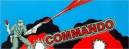 Arcade Cabinet Marquee for Commando.