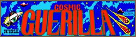 Arcade Cabinet Marquee for Cosmic Guerilla.