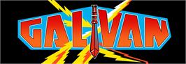Arcade Cabinet Marquee for Cosmo Police Galivan.
