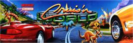 Arcade Cabinet Marquee for Cruis'n World.