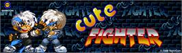 Arcade Cabinet Marquee for Cute Fighter.