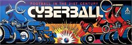 Arcade Cabinet Marquee for Cyberball.