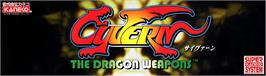 Arcade Cabinet Marquee for Cyvern - The Dragon Weapons.