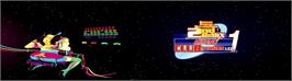 Arcade Cabinet Marquee for Dance Dance Revolution 2nd Mix with beatmaniaIIDX CLUB VERSiON.