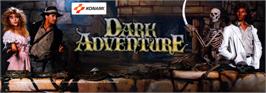 Arcade Cabinet Marquee for Dark Adventure.