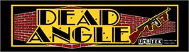 Arcade Cabinet Marquee for Dead Angle.