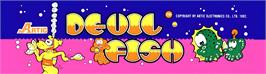 Arcade Cabinet Marquee for Devil Fish.