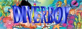 Arcade Cabinet Marquee for Diver Boy.