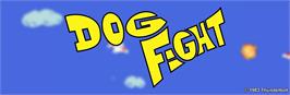 Arcade Cabinet Marquee for Dog Fight.