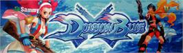 Arcade Cabinet Marquee for Dolphin Blue.