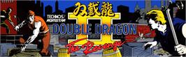 Arcade Cabinet Marquee for Double Dragon II: The Revenge.