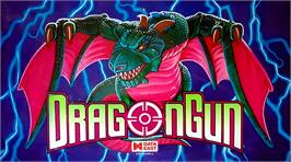 Arcade Cabinet Marquee for Dragon Gun.