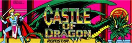Arcade Cabinet Marquee for Dragon Unit / Castle of Dragon.