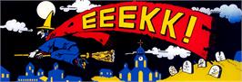 Arcade Cabinet Marquee for Eeekk!.