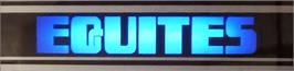 Arcade Cabinet Marquee for Equites.