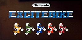 Arcade Cabinet Marquee for Excitebike.