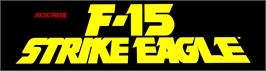 Arcade Cabinet Marquee for F-15 Strike Eagle.