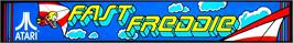 Arcade Cabinet Marquee for Fast Freddie.