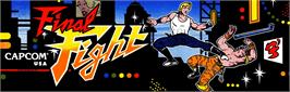 Arcade Cabinet Marquee for Final Fight.
