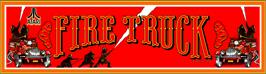 Arcade Cabinet Marquee for Fire Truck / Smokey Joe.