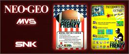 Arcade Cabinet Marquee for Football Frenzy.