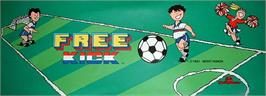 Arcade Cabinet Marquee for Free Kick.