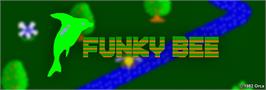 Arcade Cabinet Marquee for Funky Bee.