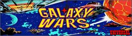 Arcade Cabinet Marquee for Galaxy Wars.