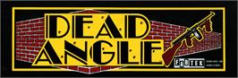 Arcade Cabinet Marquee for Gang Hunter / Dead Angle.