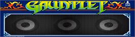 Arcade Cabinet Marquee for Gauntlet.