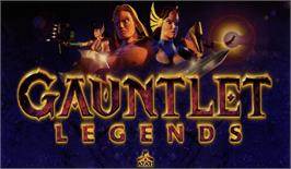 Arcade Cabinet Marquee for Gauntlet Legends.