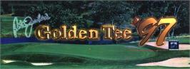 Arcade Cabinet Marquee for Golden Tee '97.