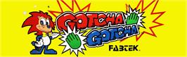 Arcade Cabinet Marquee for Got-cha Mini Game Festival.